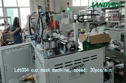 Full Automatic Cup Type Mask Production Line LT004